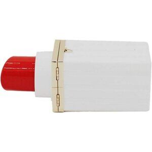 Women Acrylic Black Lipstick Shape Evening Bags Purses Clutch Nostalgic purse